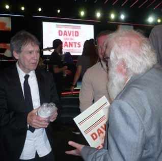 Rob with David Huff (David & The Giants